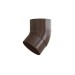 Водосток Альта-Профиль ПВХ – Колено 67 (коричневый) купить в Москве