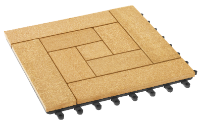 Модульный паркет ДПК GRINDERDECO Люкс 10 Песчаник