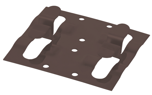 Кляймер рядный Grinder для монтажа наличника коричневый купить в Москве