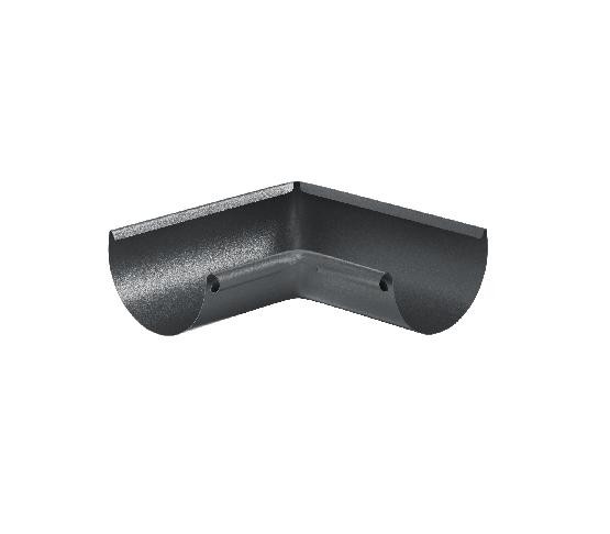 Водосток Aquasistem, Система 125/90 - Угол желоба, внутренний 90° RR 23 Маренго matt купить в Москве