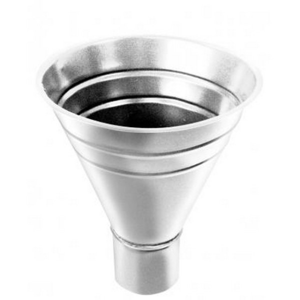 Водосток Grand Line 125x90 – Воронка водосборная RAL 9003 купить в Москве