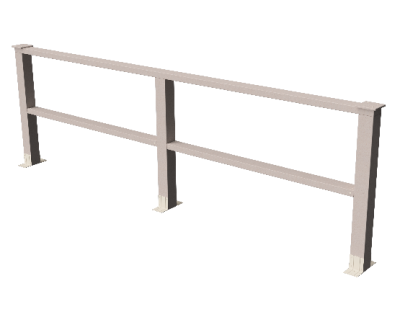 Ограждения декоративное ДПК GRINDERDECO Ковбойская изгородь выбеленый дуб