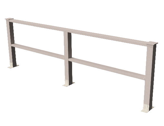 Ограждения декоративное ДПК GRINDERDECO Ковбойская изгородь выбеленый дуб купить в Москве