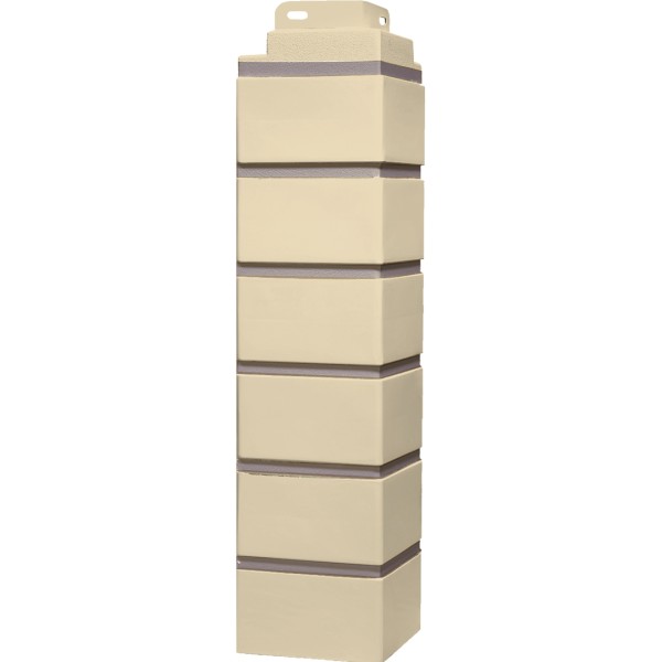 Угол Фасайдинг Серия «Кирпич клинкерный» Желтый купить в Москве