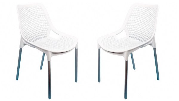 Стулья для уличных кафе белые купить в Москве