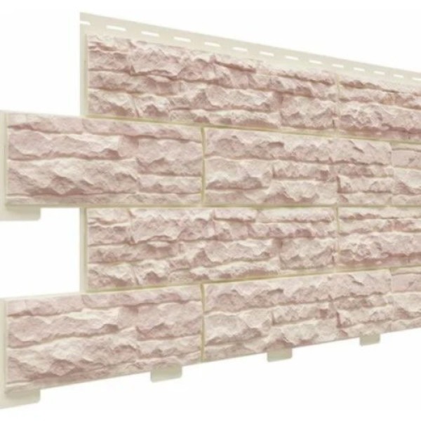 Фасадная панель Доломит Скалистый риф Люкс Жемчуг купить в Москве