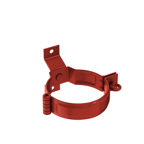 Водосток Aquasistem, система 150x100 - Декоративный хомут трубы под дерево с комплектом крепления RR 29 Бургундский купить в Москве