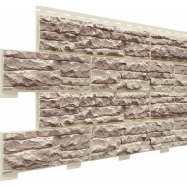 Фасадная панель Доломит Скалистый риф Люкс Коралл купить в Москве