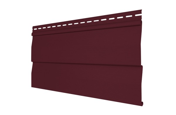 Акриловый сайдинг Tecos – корабельный брус, бургунд купить в Москве