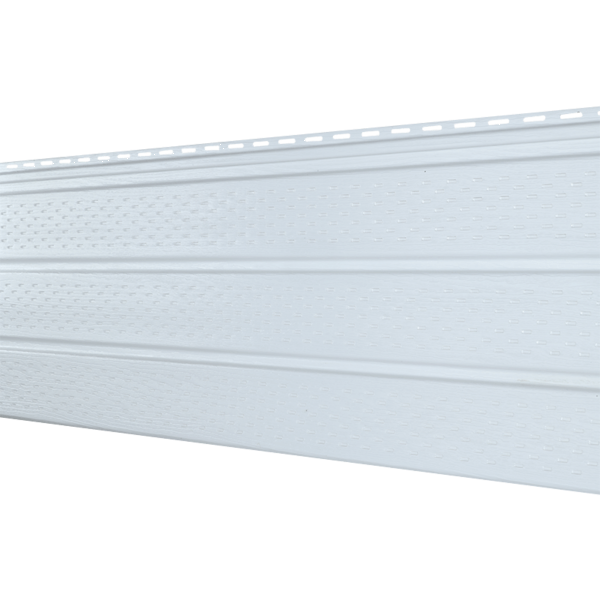 Софит Ю-Пласт Классический, с полной перфорацией белый купить в Москве