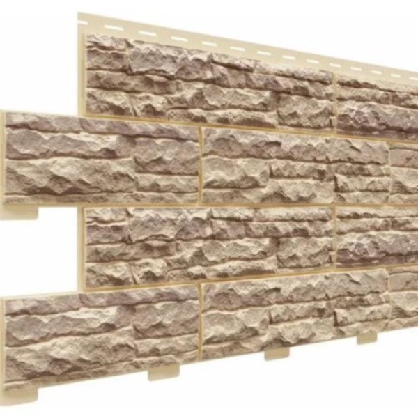 Фасадная панель Доломит Скалистый риф Люкс Янтарь купить в Москве