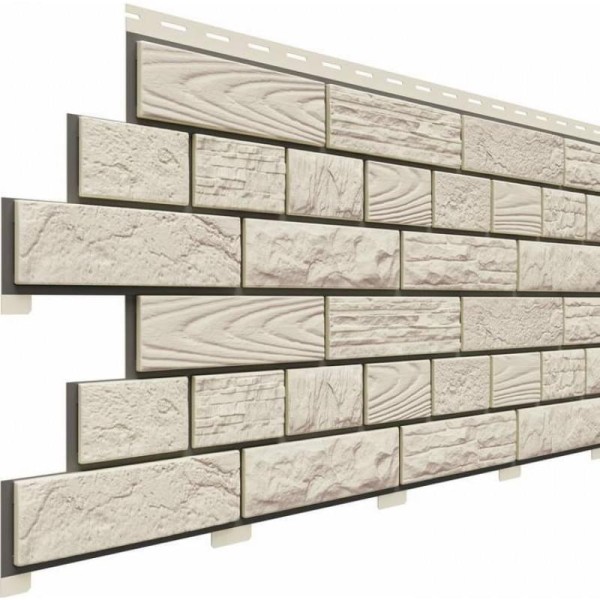 Фасадные панели (Цокольный Сайдинг) Доломит Москва Мраморный купить в Москве