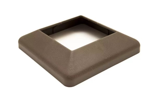 Крышка нижняя ПВХ для столба Deckart 125х125 Венге купить в Москве