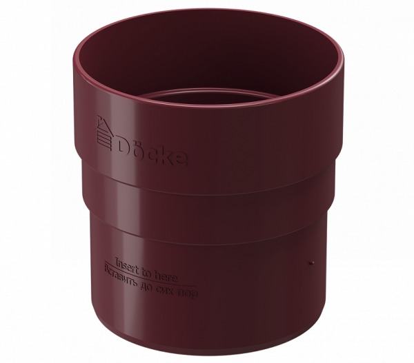 Муфта соединительная ПВХ Docke STANDART красный купить в Москве