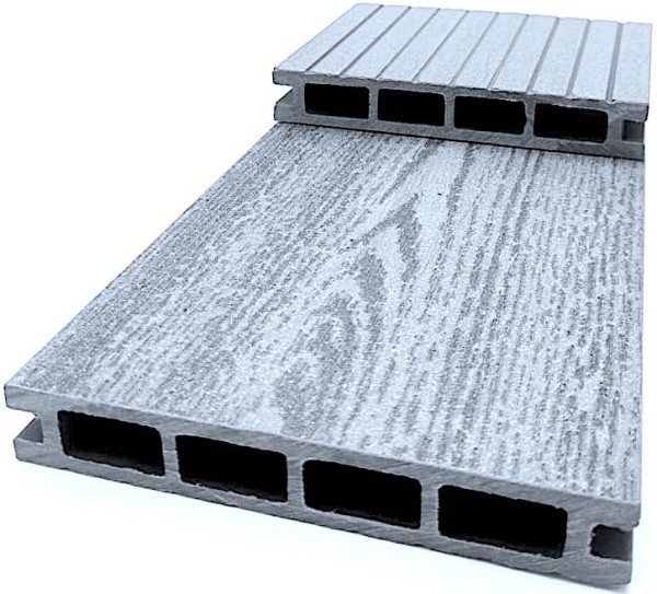 Доска Террасная NanoWood «Эко Классик» Серый купить в Москве