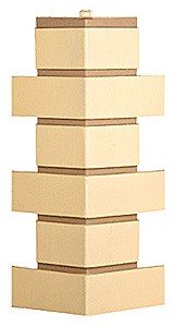 Угол T-Сайдинг - Кирпич Модерн Желтый купить в Москве