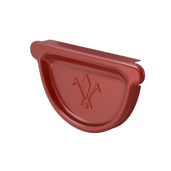 Водосток Aquasistem, система 150x100 - Заглушка универсальная с резиновым уплотнителем RR 29 Бургундский купить в Москве