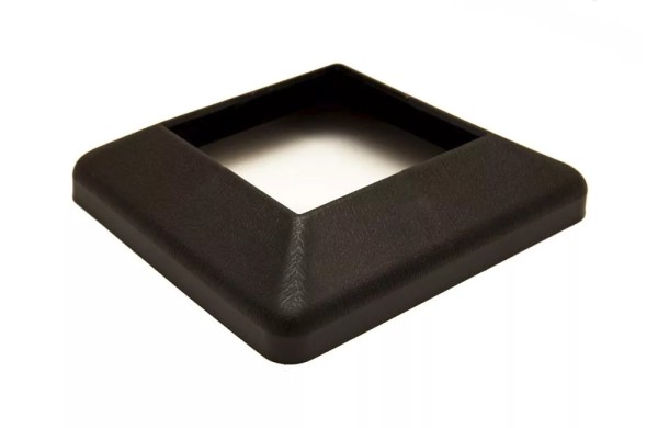 Крышка нижняя ПВХ для столба Deckart 125х125 Графит купить в Москве