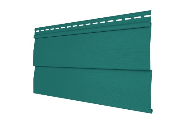 Виниловый сайдинг Tecos - корабельный брус, изумруд купить в Москве