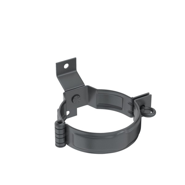 Водосток Aquasistem, система 150x100 - Декоративный хомут трубы под дерево с комплектом крепления RR 23 Маренго купить в Москве