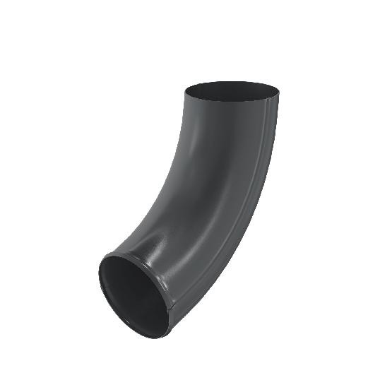 Водосток Aquasistem, система 150/100 - Отвод трубы RAL 7024 Тёмно-серый купить в Москве