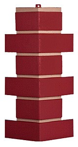 Угол T-Сайдинг - Кирпич Модерн Красный купить в Москве