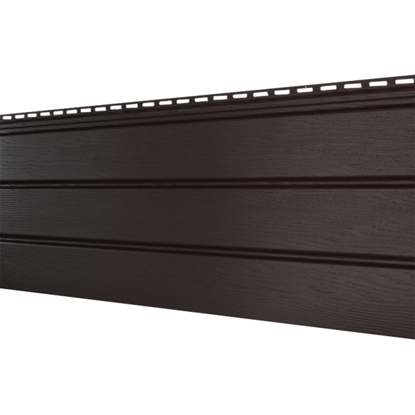 Софит Ю-Пласт Классический, без перфорации коричневый купить в Москве