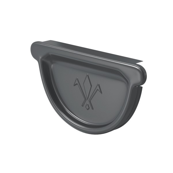 Водосток Aquasistem, система 150x100 - Заглушка универсальная с резиновым уплотнителем RR 23 Маренго купить в Москве