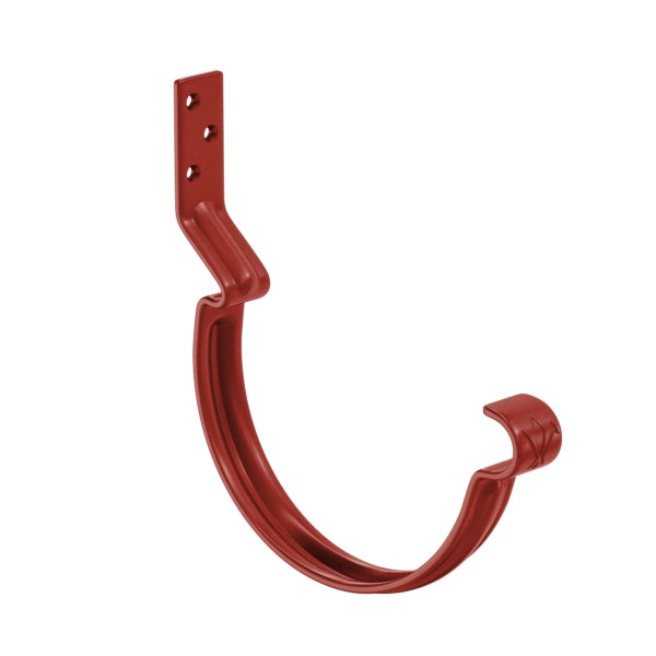 Водосток Aquasistem, система 150x100 - Крюк крепления желоба короткий RR 29 Бургундский купить в Москве