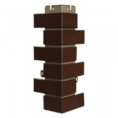 Наружный угол Клинкерный Кирпич коричневый купить в Москве