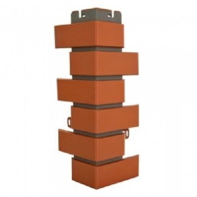 Наружный угол Клинкерный Кирпич красный купить в Москве