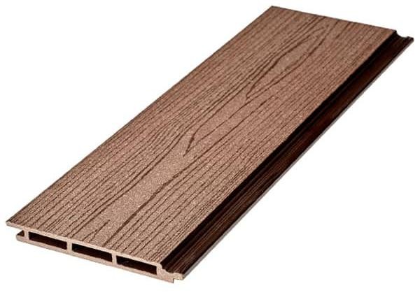 Сайдинг из ДПК Dortmax folk Коричневый купить в Москве