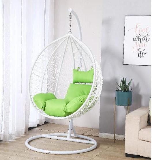 Кресло Подвесное из искусственного ротанга AFM-218B White купить в Москве