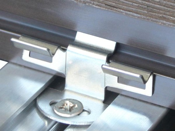 Кляймер промежуточный KRONEX № 7 для алюмин. лаги (упак100 шт купить в Москве