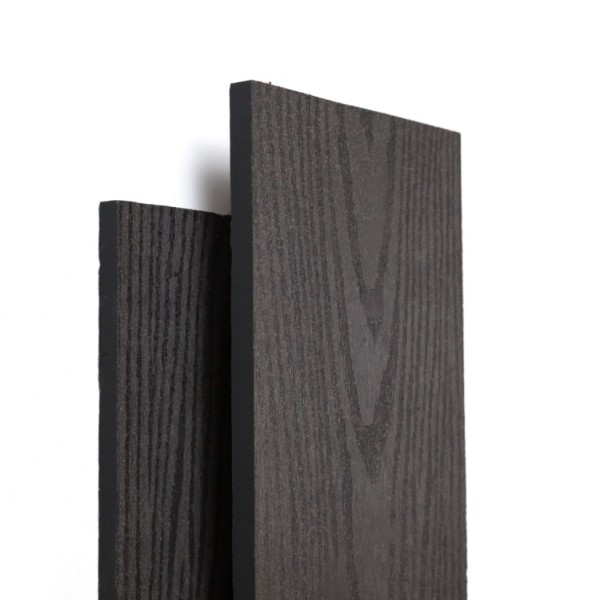 Заборная доска Ecodecking Техно 145х12 Графит купить в Москве