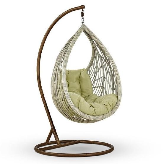 Кресло Подвесное из искусственного ротанга N886-W71 White купить в Москве