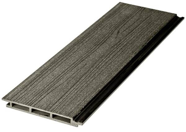 Сайдинг из ДПК Dortmax folk Серый купить в Москве