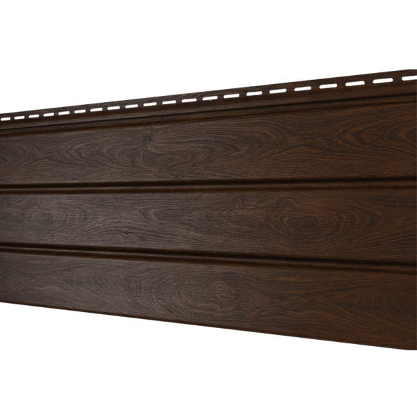 Софит Ю-Пласт без перфорации, Орех тёмный купить в Москве