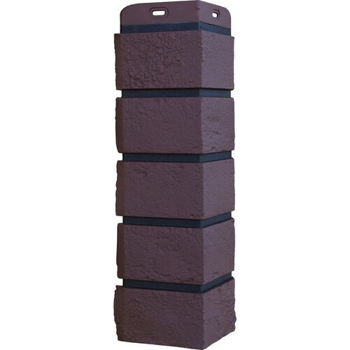 Угол Grand Line состаренный кирпич Элит каштан, ШОВ чёрный купить в Москве