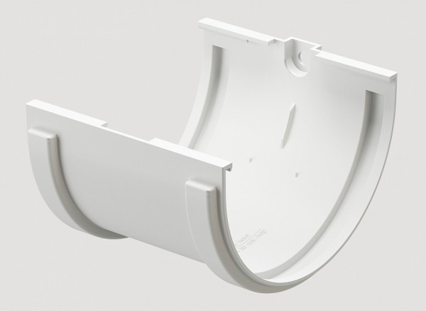 Соединитель желобов ПВХ Docke STANDART пломбир купить в Москве