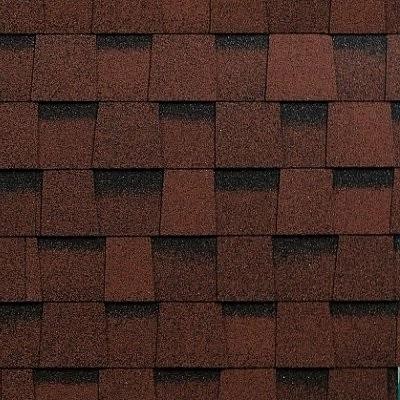 Двухслойная ламинированная черепица Shinglas, серия Фазенда – Красный купить в Москве