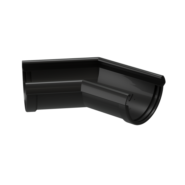 Угол желоба 135° Docke Lux ПВХ - Карбон купить в Москве