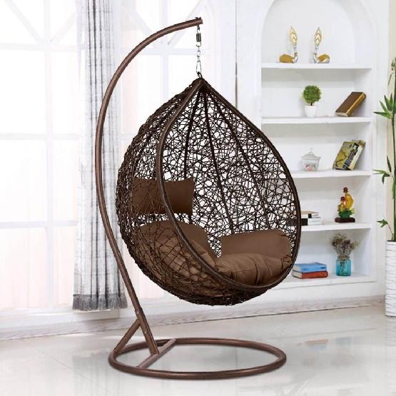 Кресло Подвесное из искусственного ротанга AFM-168A-XL Brown купить в Москве