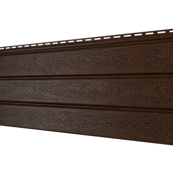 Софит Ю-Пласт с полной перфорацией, Орех тёмный купить в Москве