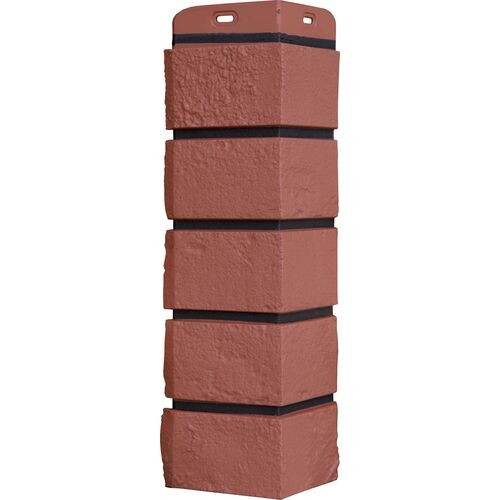 Угол Grand Line состаренный кирпич Элит корица (махагон), ШОВ черный купить в Москве