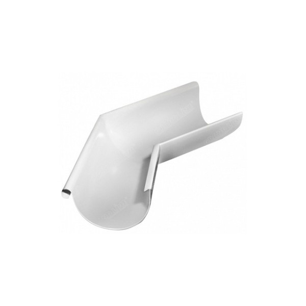 Водосток Grand Line 125x90 – Угол наружный 135° RAL 9003 купить в Москве