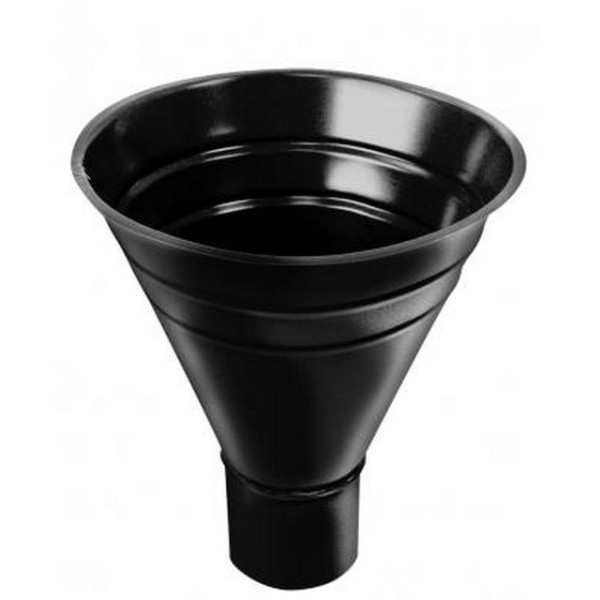 Водосток Grand Line 125x90 –  Воронка водосборная RAL 9005 купить в Москве