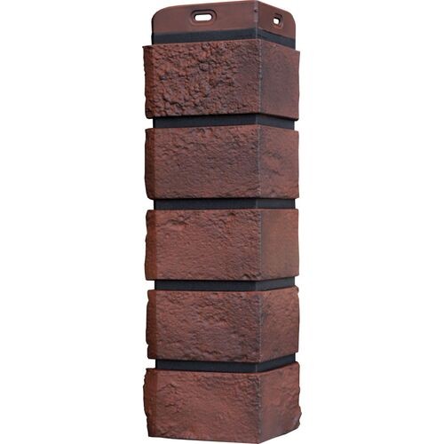 Угол Grand Line состаренный кирпич Элит кофе (жжёный), ШОВ черный купить в Москве