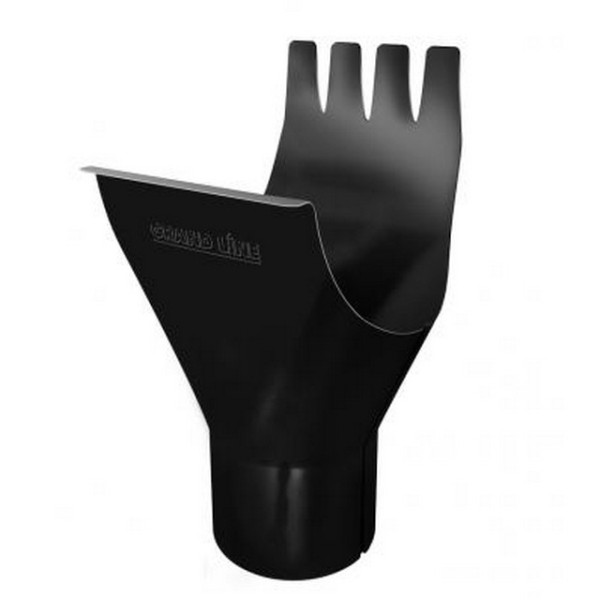 Водосток Grand Line 125x90 – Воронка желоба RAL 9005 купить в Москве