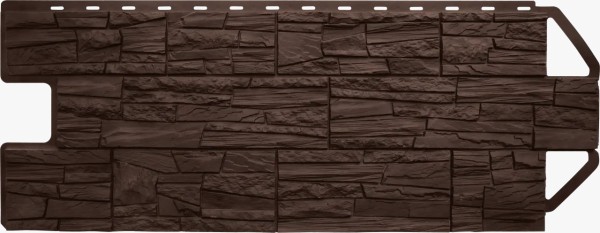 Фасадная панель Альта-профиль Гранд Каньон ЭКО Коричневый купить в Москве